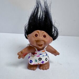 Vtg Totally Troll‎ Doll Ms. Nelly Knowhow Teacher 2001 Original Treasure Troll